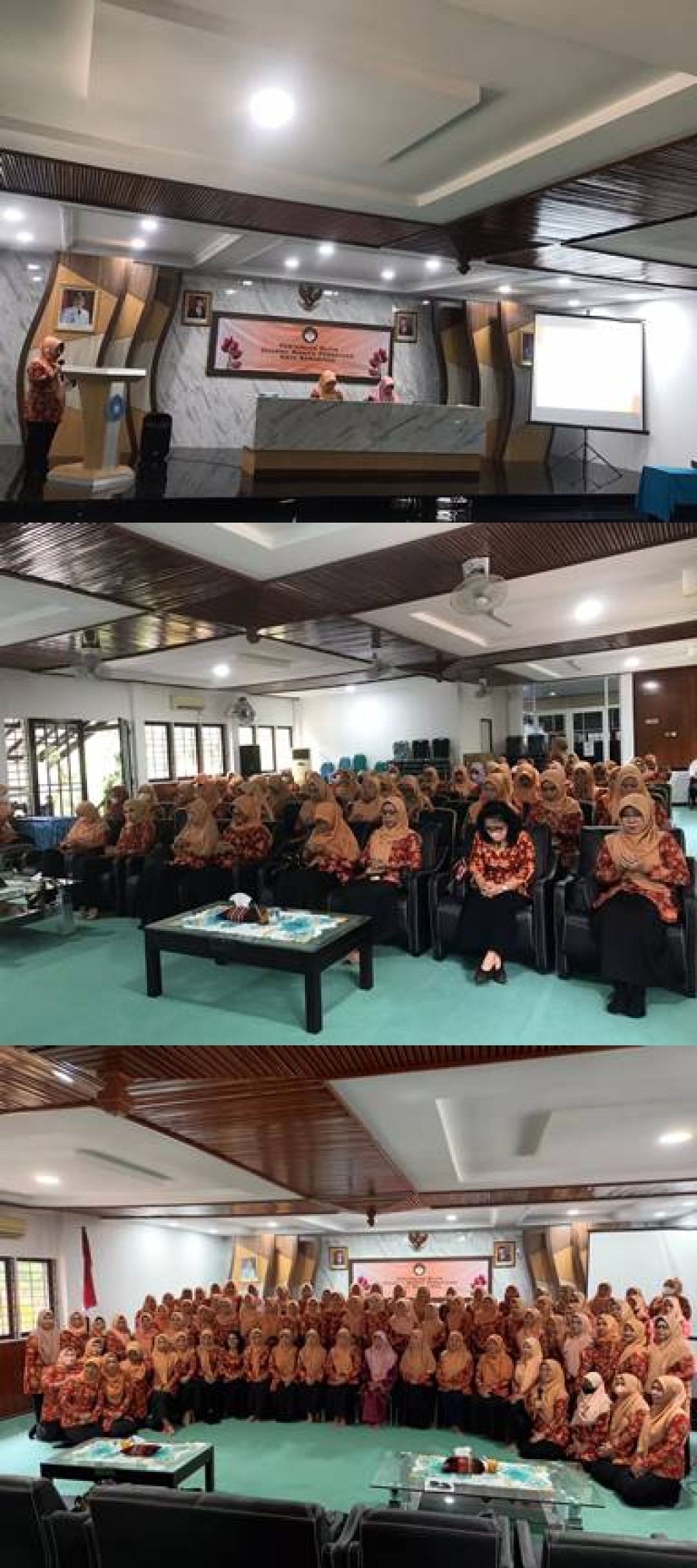 Pertemuan Rutin Dharma Wanita Persatuan Kota Samarinda.