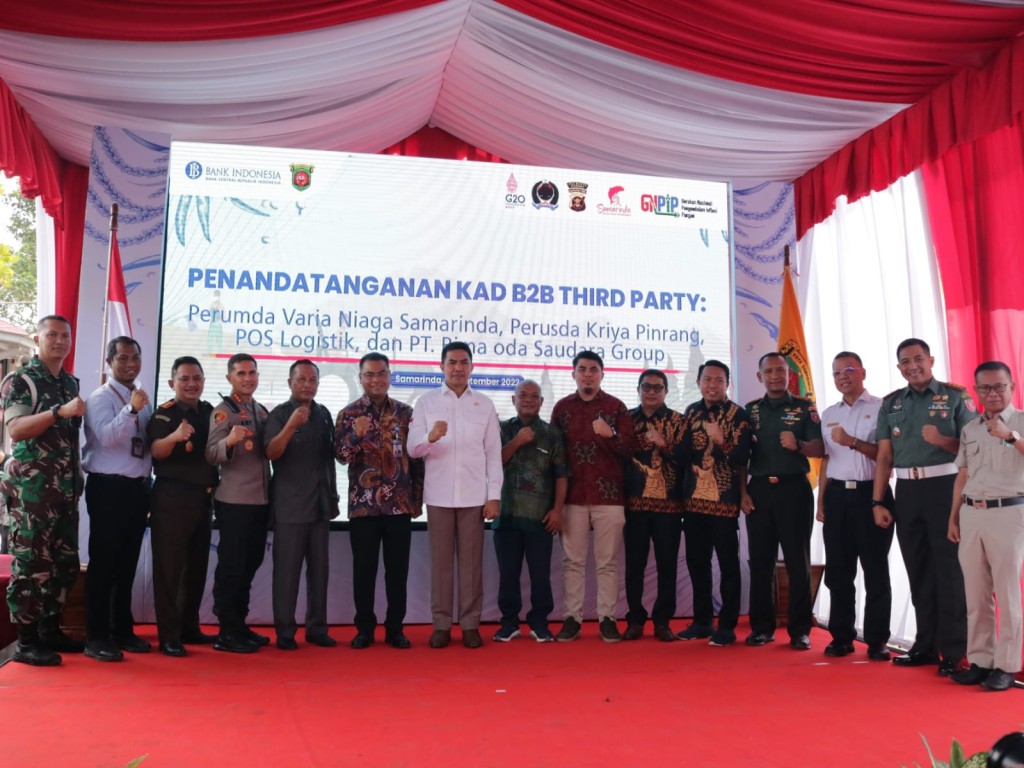 Ketua DPRD Kota Samarinda Menghadiri acara Kick Off Gerakan Nasional Pengendalian Inflasi Pangan Kota Samarinda Tahun 2022