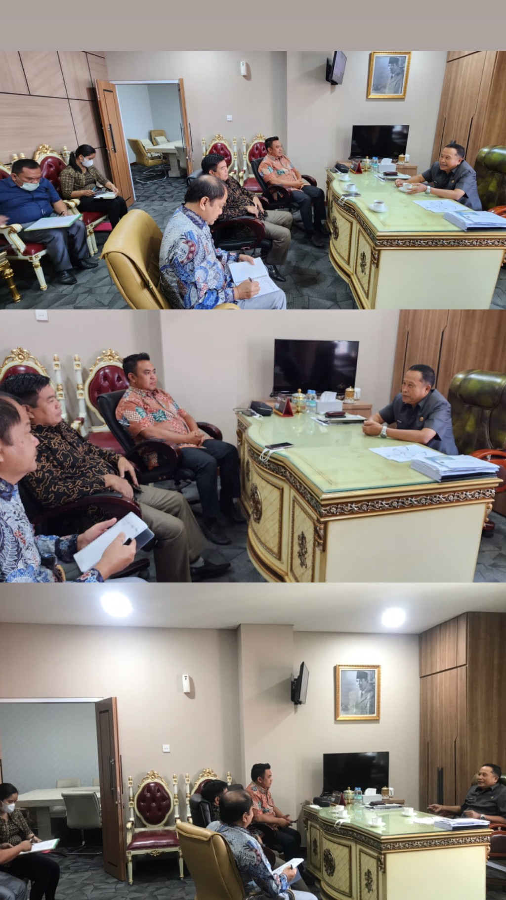 Ketua DPRD Kota Samarinda H. Sugiyono Menerima Kunjungan Kerja Dari DPRD Kabupaten Kutai Barat