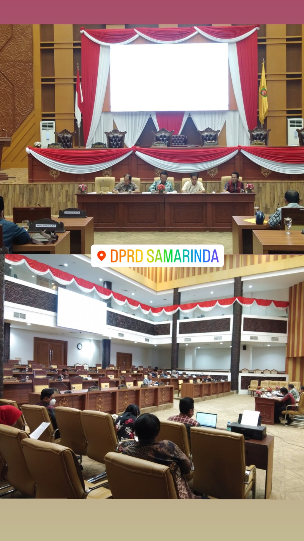 Rapat Konsultasi Pimpinan DPRD Kota Samarinda terkait kegiatan AKD bulan November 2022