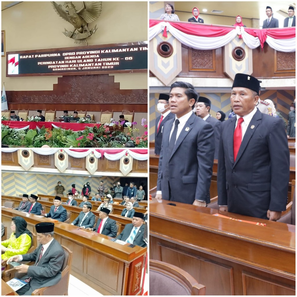 Ketua DPRD Kota Samarinda Menghadiri Rapat Paripurna DPRD Provinsi Kalimantan Timur