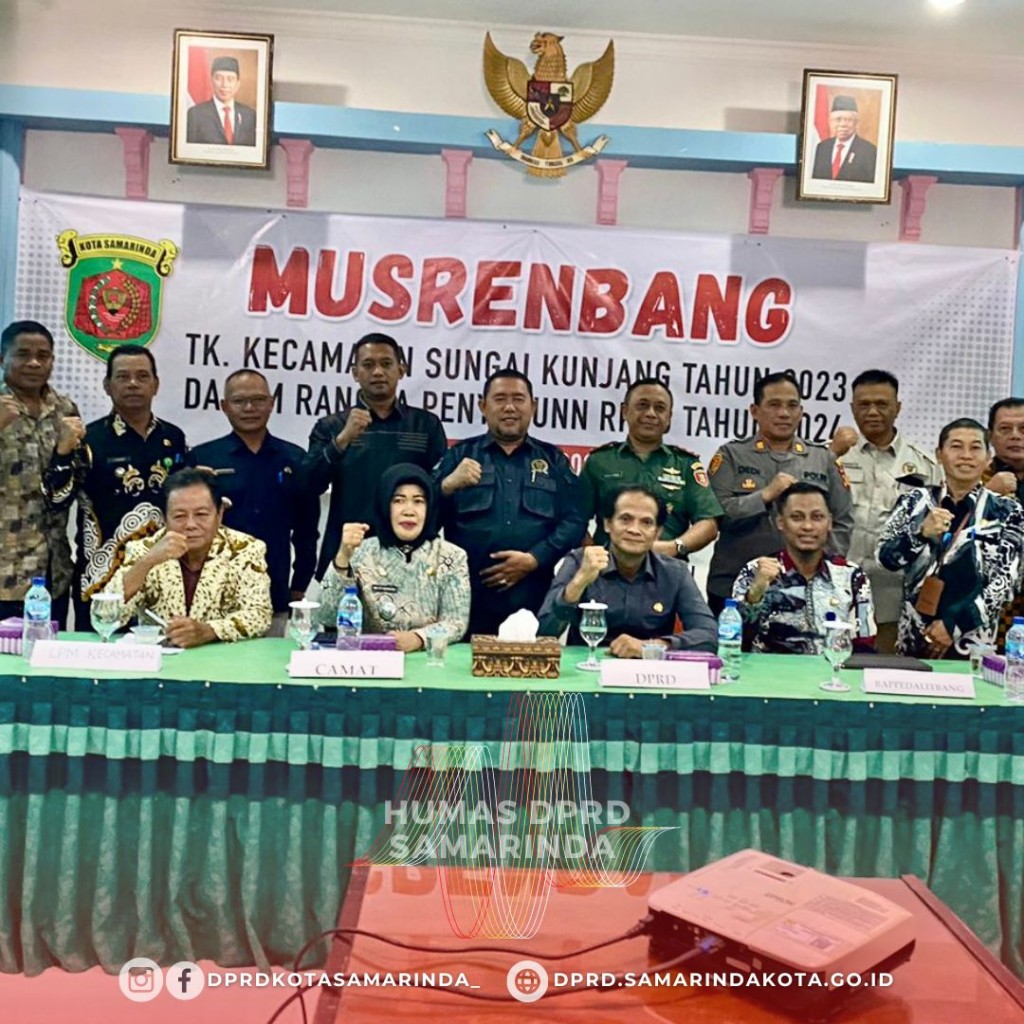 Wakil Pimpinan dan Anggota DPRD Kota Samarinda Menghadiri Musrenbang