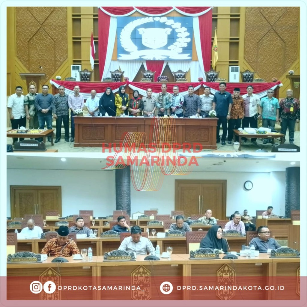 Wakil Ketua II DPRD Kota Samarinda Menerima Kunjungan Kerja