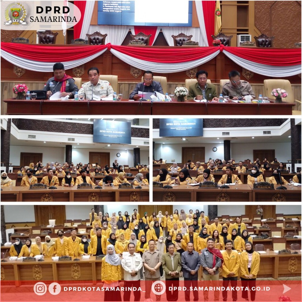 Anggota DPRD Kota Samarinda Menerima Kunjungan Mahasiswa